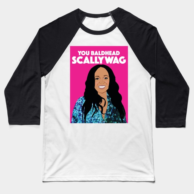 Marlo Hampton | Baldhead Scallywag | Real Housewives of Atlanta (RHOA) Baseball T-Shirt by theboyheroine